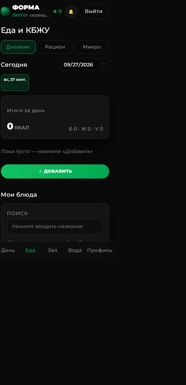 Еда и КБЖУ